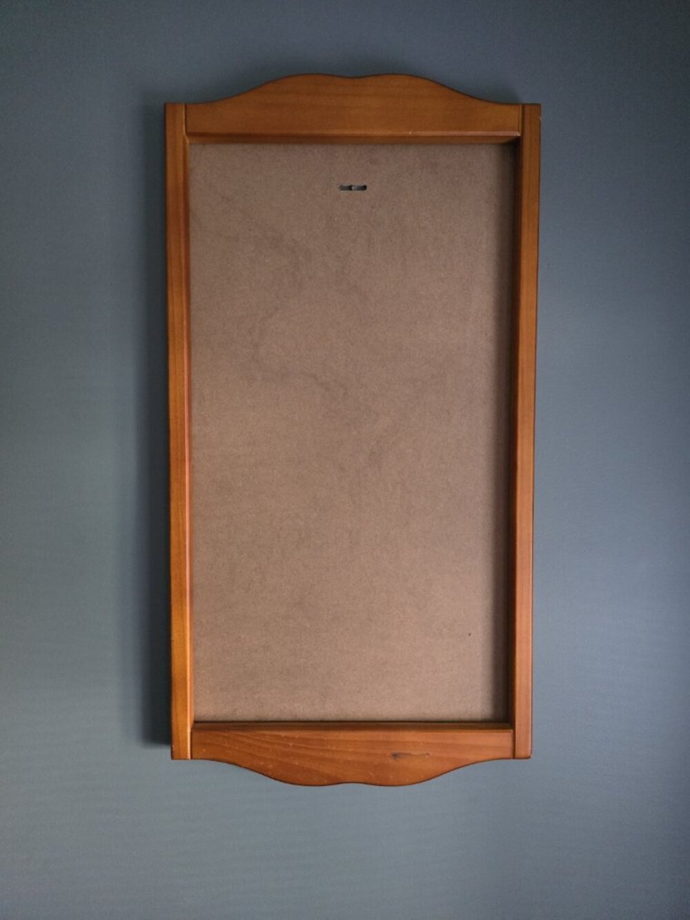 Vintage Wooden Hanging Wall Calendar Frame Holder 27" Cottagecore Granny Style